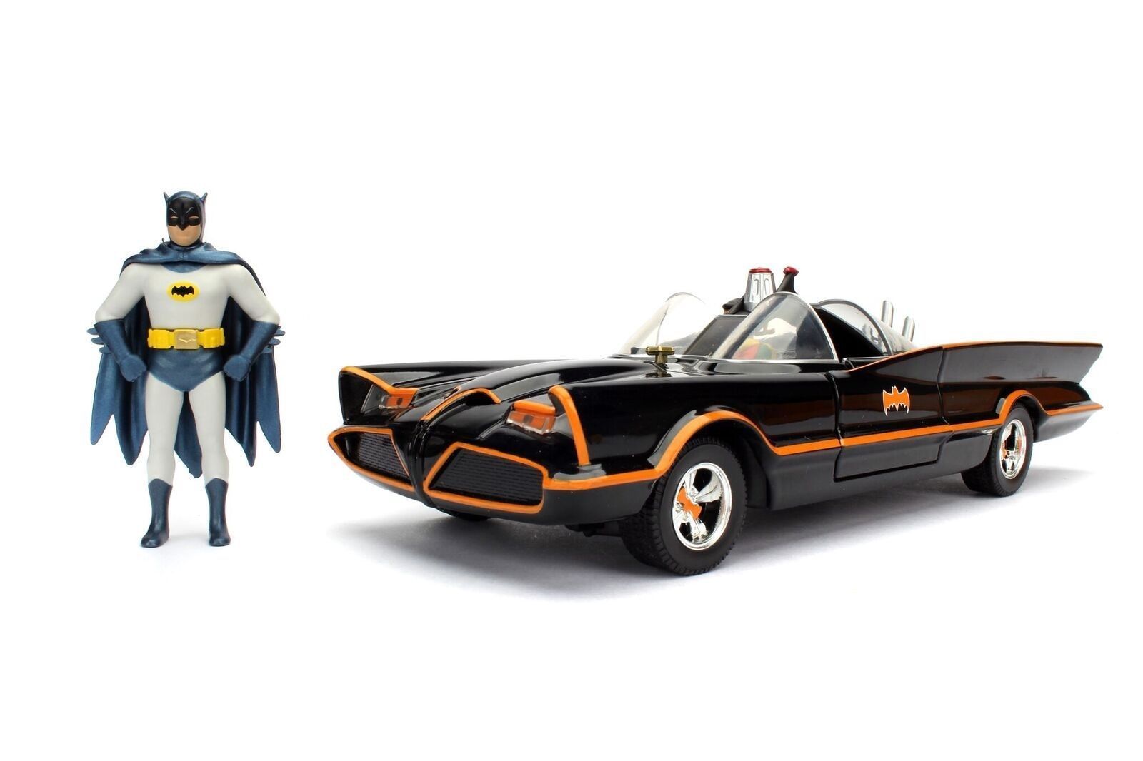 Jada Diecast Metal 1:24 Scale Batman Vehicle Batmobile 1966 